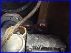 Working Vintage Atwater Kent 206 Cathedral Style Tube Radio