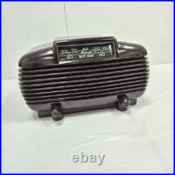 Working Vintage Majestic Bakelite Table Tube Radio Collectible USA Rare Brown Working Vintage Majestic Bakelite Table Tube Radio Collectible USA Rare Brown