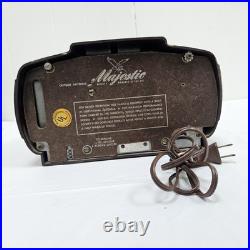 Working Vintage Majestic Bakelite Table Tube Radio Collectible USA Rare Brown Working Vintage Majestic Bakelite Table Tube Radio Collectible USA Rare Brown