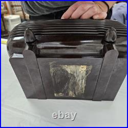 Working Vintage Majestic Bakelite Table Tube Radio Collectible USA Rare Brown Working Vintage Majestic Bakelite Table Tube Radio Collectible USA Rare Brown