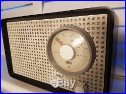 Working vintage SK 2/2 1950s Braun midcentury tube radio original condition