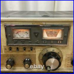 YAESU FT-401D transceiver Vacuum tube type amateur Ham Radio Vintage Japan gray