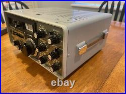 Yaesu FT-101E Vintage Tube Ham Radio Transceiver with Shure Power Desk Mic
