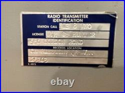 Yaesu FT-101E Vintage Tube Ham Radio Transceiver with Shure Power Desk Mic