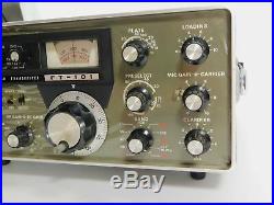 Yaesu FT-101 Vintage Tube Ham Radio Transceiver with Box + Accessories (untested)