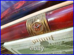ZVEZDA-54 Tube Radio Soviet Vintage Radio? -54 Red Star USSR