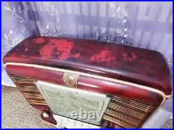 ZVEZDA-54 Tube Radio Soviet Vintage Radio? -54 Red Star USSR