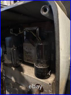 Zenith 2-101-W Tube Radio Vintage AM Original Zenith Tubes