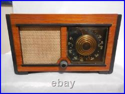 Zenith 5D027Z Consol-Tone Tube Radio 1946 Working Dial Vintage AM Nice