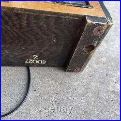 Zenith 5D027 Consol-Tone Tube Radio 1946 Crackled Dial Vintage AM For Repair