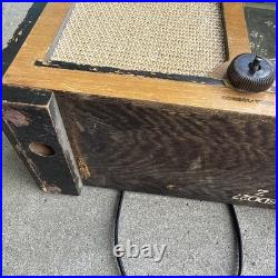 Zenith 5D027 Consol-Tone Tube Radio 1946 Crackled Dial Vintage AM For Repair