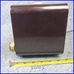 Zenith 5D811 Tube Radio Brown Bakelite AM Portable Vintage 1950's MCM Working