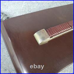 Zenith 5D811 Tube Radio Brown Bakelite AM Portable Vintage 1950's MCM Working
