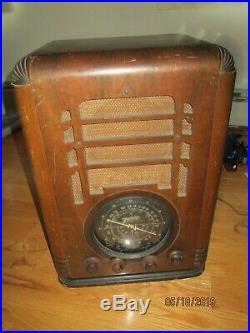 Zenith 5-s-127 Tombstone Tube Radio Vintage 1937 All Original