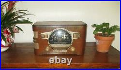 Zenith 6S532 vintage tube radio black dial 1941 Beautiful condition
