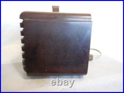 Zenith 6-D-621 Antique Deco Am Tube Radio Works Beautiful Bakelite