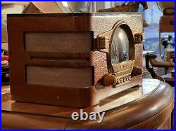 Zenith 6-S532 Tube Radio AM Shortwave Black Dial Wood Vintage 1941 Working Zenith 6-S532 Tube Radio AM Shortwave Black Dial Wood Vintage 1941 Working