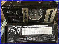 Zenith 7G605 sailboat vintage shortwave radio, restored condition. Like a Bomber