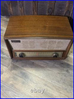 Zenith AM/FM tube radio Model G730 Phono Input 1960s Vintage Tested