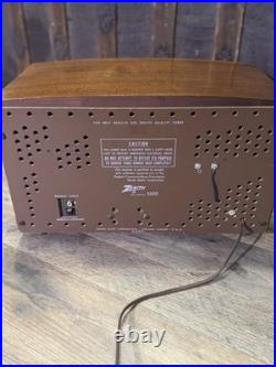 Zenith AM/FM tube radio Model G730 Phono Input 1960s Vintage Tested
