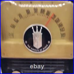 Zenith Bakelite Portable Tube Radio With Flip Up Tuner Dial Model 4G903-Y Vintage