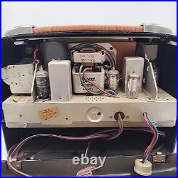 Zenith Bakelite Portable Tube Radio With Flip Up Tuner Dial Model 4G903-Y Vintage