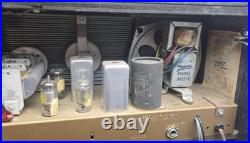 Zenith H500 Trans-Oceanic Tube Radio 5H40 Shortwave AM 1951 Vintage withManual