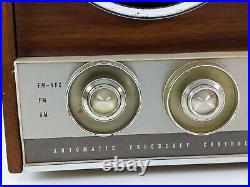 Zenith MJ1035 MJ1035W 12J01 Vintage Wooden AM/FM Tabletop Radio, Working Order