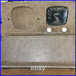 Zenith Model 6g501m Long Distance With Wavemagnet Radio Vintage