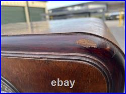 Zenith Model 7S323 Vintage Wood Table Top Tube Radio Classic Art DecoNeeds work