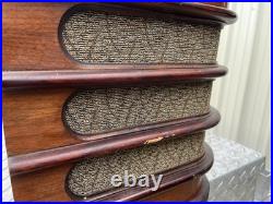 Zenith Model 7S323 Vintage Wood Table Top Tube Radio Classic Art DecoNeeds work