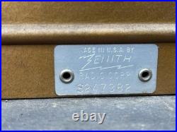 Zenith Model 7S323 Vintage Wood Table Top Tube Radio Classic Art DecoNeeds work
