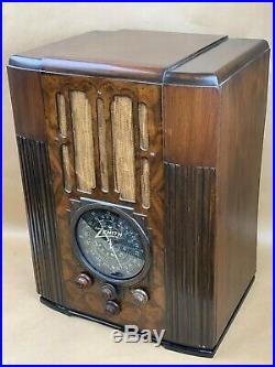 Zenith Model 9-S-30 (9S30) Vintage Tombstone Art Deco Radio (1936)