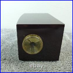 Zenith Model X509R Tube Radio AM Brown Plastic MCM 1950's Vintage Works