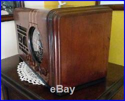 Zenith Radio 7d119 Vintage Art Deco Black Dial(1936) Rare & Restored