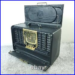 Zenith TransOceanic Portable Tube Radio 8G005tZ1Y 8G005 1940's Vintage Works Zenith TransOceanic Portable Tube Radio 8G005tZ1Y 8G005 1940's Vintage Works