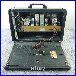 Zenith TransOceanic Portable Tube Radio 8G005tZ1Y 8G005 1940's Vintage Works Zenith TransOceanic Portable Tube Radio 8G005tZ1Y 8G005 1940's Vintage Works