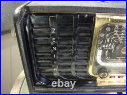 Zenith Trans-Oceanic Portable Shortwave Radio WORKS Model H500 Vintage Zenith Trans-Oceanic Portable Shortwave Radio WORKS Model H500 Vintage
