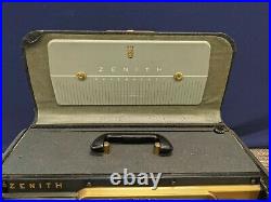 Zenith Trans Oceanic Wavemagnet Vintage Tube Radio Portable 5H40 Chassis 1953