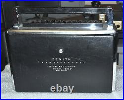 Zenith Trans-oceanic Royal 3000 All Transistor Model Vintage Works Good