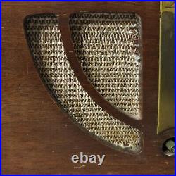 Zenith Tube Radio 6D030-Z Vintage Eames Wood Cabinet AM Powers ON Not Working Zenith Tube Radio 6D030-Z Vintage Eames Wood Cabinet AM Powers ON Not Working