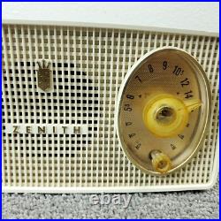 Zenith Tube Radio Clock B515P The Starlighter Vintage MCM Works