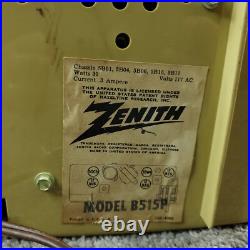 Zenith Tube Radio Clock B515P The Starlighter Vintage MCM Works