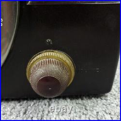 Zenith Tube Radio H725Z1 AM/FM Portable MCM Bakelite H725 Vintage Recapped Works