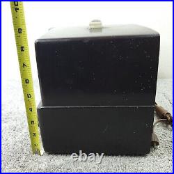 Zenith Tube Radio H725Z1 AM/FM Portable MCM Bakelite H725 Vintage Recapped Works