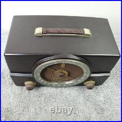 Zenith Tube Radio H725Z1 AM/FM Portable MCM Bakelite H725 Vintage Working