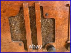 Zenith Tube Radio Phonograph Vintage Wood 5-R-686 1942