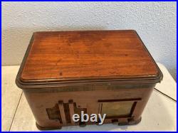 Zenith Tube Radio Phonograph Vintage Wood 5-R-686 1942