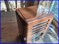 Zenith Vintage Radio Model 5S327 Restored, 1939, Fully Functional, Aux Input