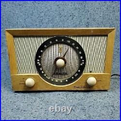 Zenith Y832 Tube Radio AM/FM Vintage Wooden High Fidelity Super Symphonaire